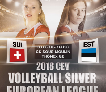 Suisse-Estonie le 3 juin au CSSM